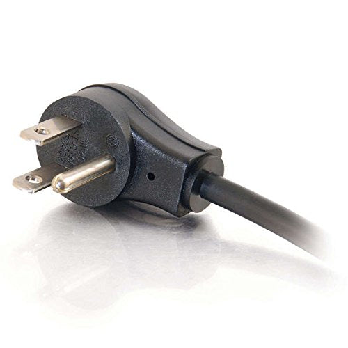 [AUSTRALIA] - C2G Power Cord, Flat Plug Extension Cord, Universal Flat Panel Power Cord, 18 AWG, Black, 1.5 Feet (0.45 Meters), Cables to Go 27900 Flat Panel Universal 
