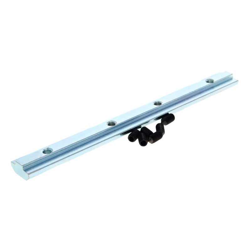 [AUSTRALIA] - MroMax 40 Series Linear Connector 7.09" x 0.79" x 0.39" (L x W x T) Carbon Steel Galvanized Silver Straight Piece Connection Part 2PCS PCS 