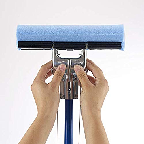 Vileda Roll-O-Matic Sponge Mop Refills, Original Steanless Steel with Microfiber Lamination, 10 in