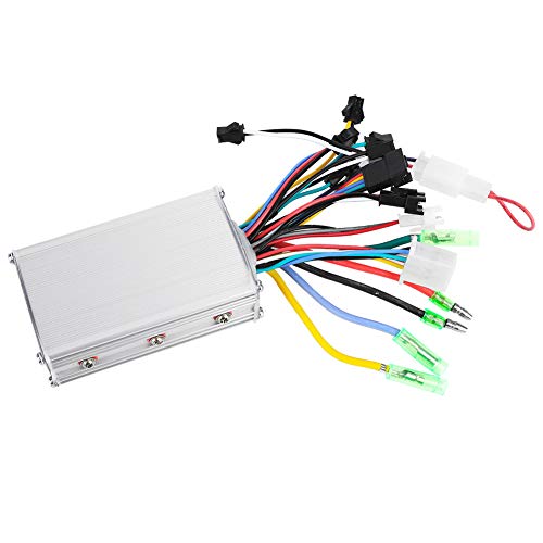 Riuty Motor Controller, Waterproof LCD Display Panel Electric Brushless Controller Kit for Electric Bicycles, Scooters 24V-48V(36V/48V 350W)