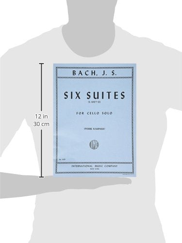 Bach, JS - 6 Cello Suites BWV 1007 for Cello - Arranged by Fournier - International Edition