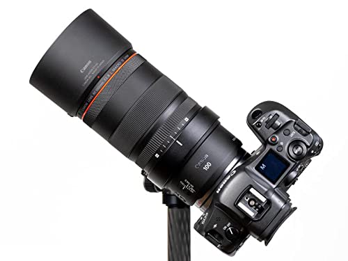 Haoge LMR-RF100 Lens Collar Tripod Mount Ring for Canon RF 100mm F2.8 L Macro is USM Lens Canon RF-Mount Built-in Arca Type Quick Release Plate