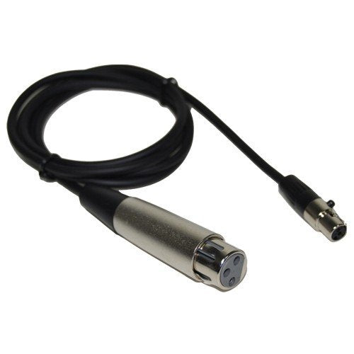 [AUSTRALIA] - HQRP 4-Pin Mini Connector (TA4F) to XLR(F) Connector Microphone Adapter Cable Compatible with Shure WA310 Replacement 