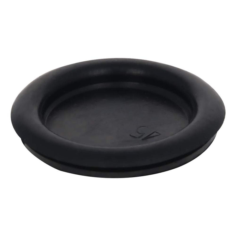 Bettomshin Rubber Grommet 20Pcs 45mm Mounting Dia Oil Resistant Armature Rubber Grommets for Wiring Cable Black