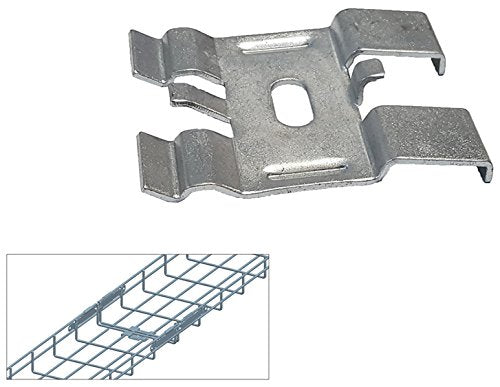 Quest Manufacturing Cable Tray Bottom Coupler, Zinc (CT0009-03)