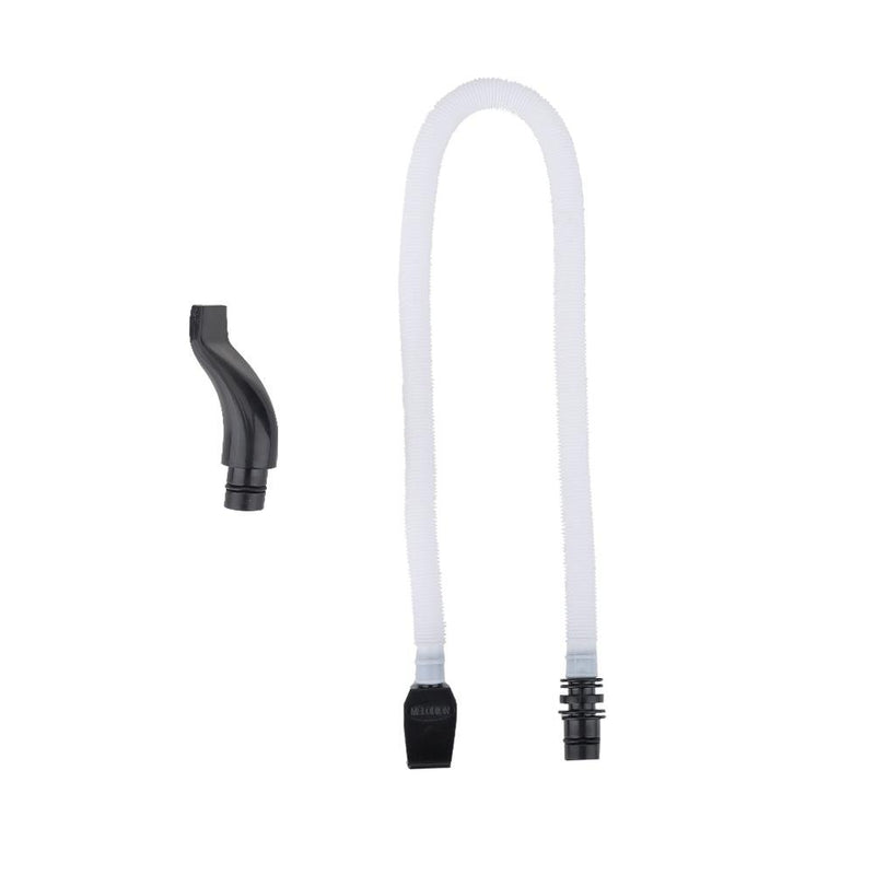 Melodica Tube 57cm Long Flexible Plastic Pianica Tube with a Black Mouthpiece Instrument Replacement Parts