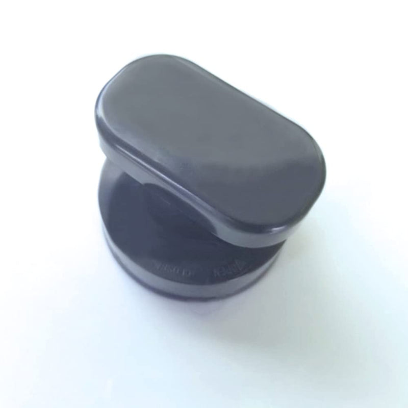 Mini Powerful Suction Cup Glass Mirror Door Handle Bathtub Shower Handle Kitchen Drawer Handle Suction Cup Bathroom Door Refrigerator Nonporous Sucker (Black) Black