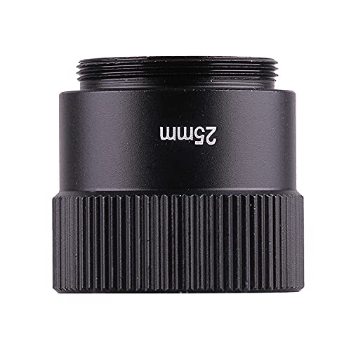 1mm 2mm 5mm 7mm 8mm 9mm 10mm 15mm 20mm 25mm 30mm 40mm 50mm Camera C-Mount Lens Adapter Ring C to CS Extension Tube for CCTV Security Cameras (25mm)