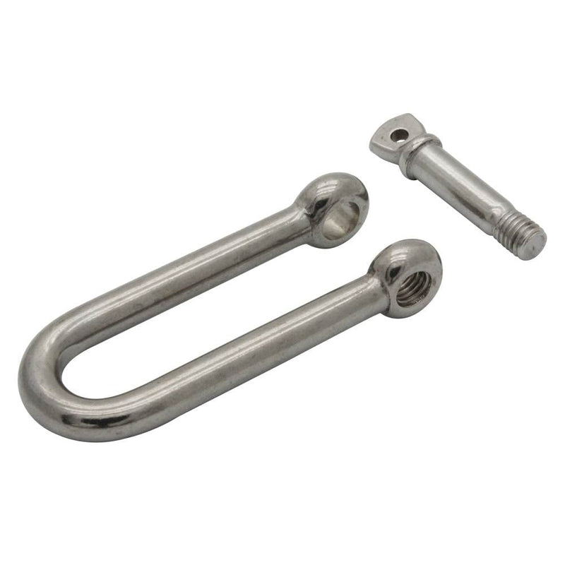 Extreme Max 3006.8207 BoatTector Stainless Steel Long D Shackle - 3/8" 3/8" Each