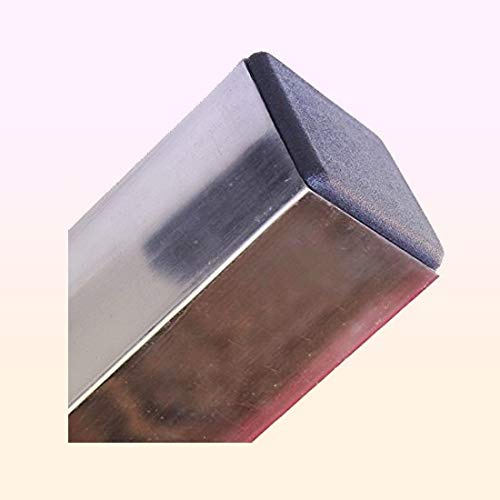 10 Pack: Square Black Plastic Plug, (1.75" (1-3/4" OD), 10-14 Gauge) for ID 1.49"-1.58" -Tubing End Cap, Furniture Chair Glide Inserts | Fencing Post End Inserts | by SBD 1.75" (1-3/4") 10 - 14 Gauge