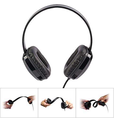 Cyber Acoustics USB Stereo Headphones for PCs and Other USB Devices in The Office, Classroom or Home (ACM-6005) 1 Unit