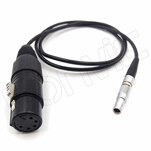 Eonvic Arri Mini Camera Audio Cable 5 pin Plug to Female XLR Connector