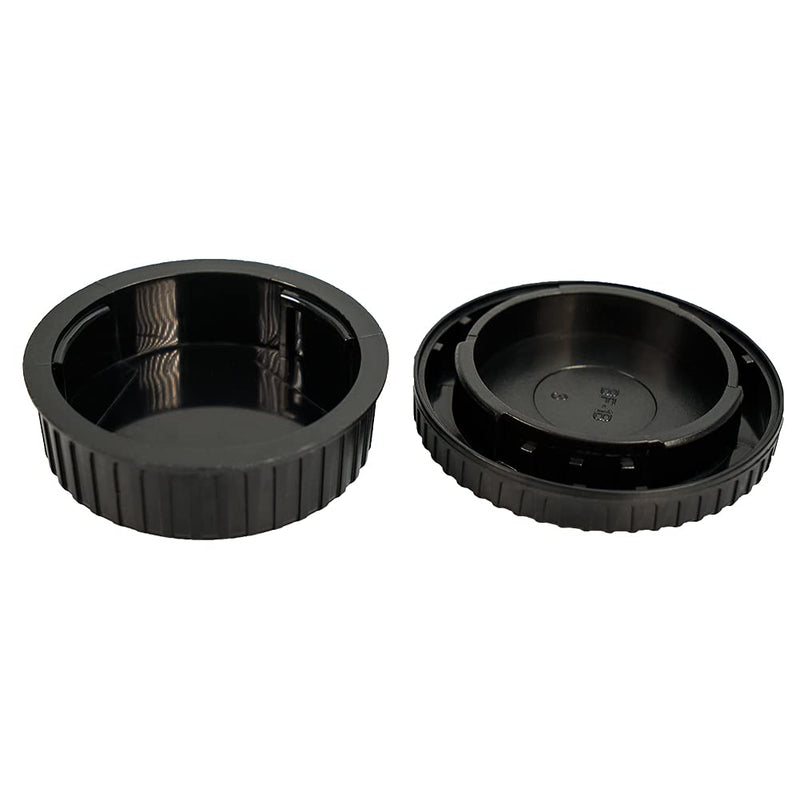 NIYI 2Sets Camera Body Cap and Lens Rear Cap Kit, Compatible with Nikon F Mount DSLR Camera Rear Lens Protector Cover and Body Protector Set