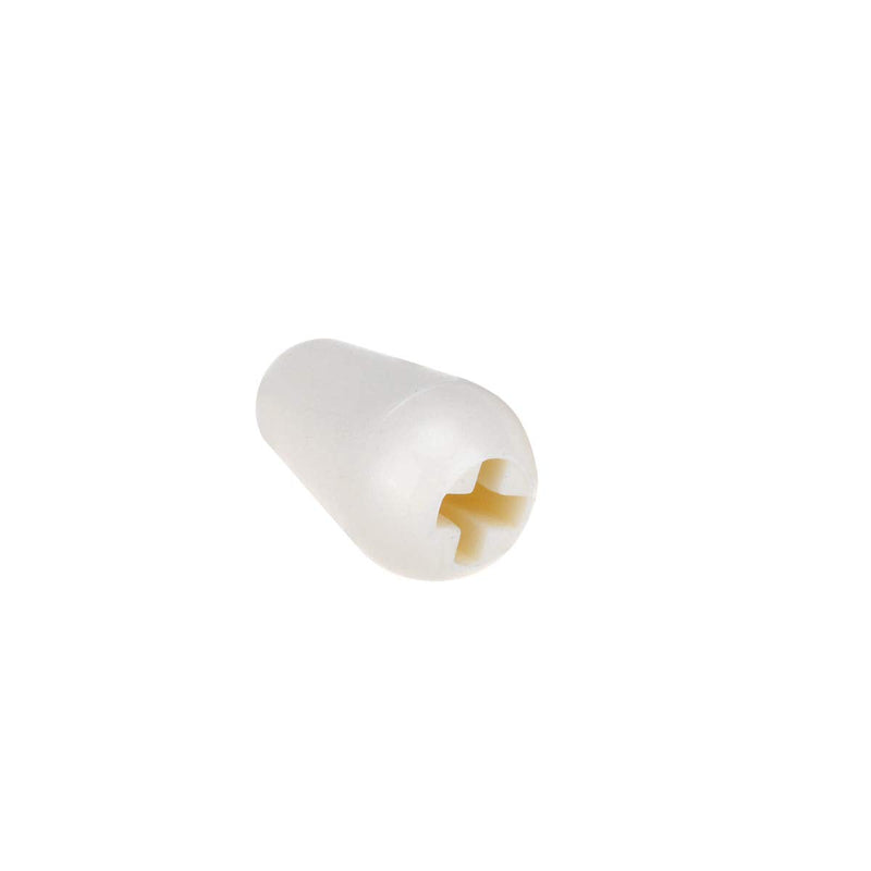 Musiclily Pro Inch Size Guitar 5-Way Switch Tips Stratocaster Lever Switch Knobs for USA Fender Strat/Tele/CRL, Aged White (Set of 2)