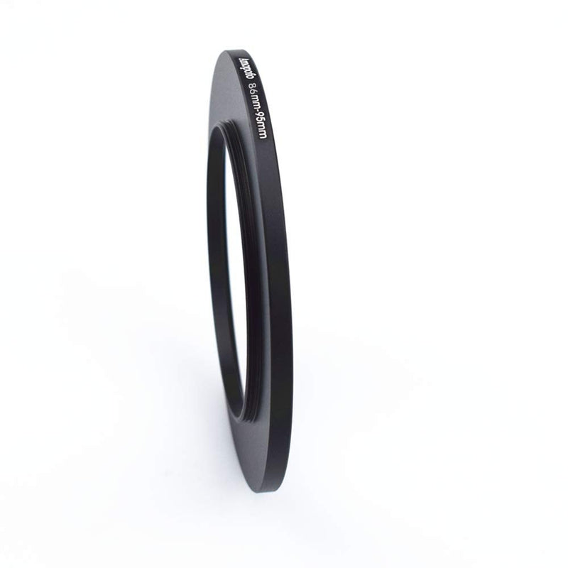 [AUSTRALIA] - 86mm-95mm Metal Ring/86mm to 95mm Step-Up Ring for Filters,Made of CNC Machined with Matte Black Electroplated Finish,Compatible with All 86mm Camera Lenses & 95mm Accessories 86 to 95mm Step Up Ring Adapter 