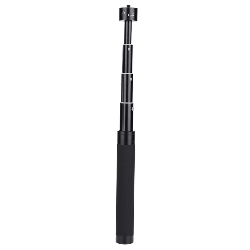 Dpofirs Extension Rod,Aluminum Alloy Gimbal Selfie Stick Extension Rod 1/4'' Screw Extender Pole,Extension Tube,Tripod Aluminum Alloy Telescopic Selfie Stick with Extension Rod Extendable