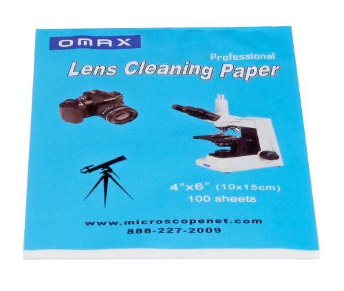 OMAX - A99CPB100 - Microscope and Camera Optical Lens Cleaning Paper - 100 Sheets