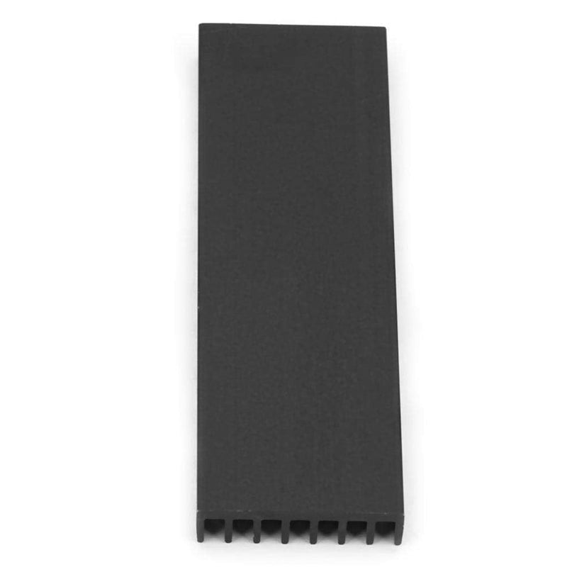 YWBL-WH 10Pcs Heatsink Aluminum Heatsink Cooling Fin 22×6×70mm Circuit Board Cooling Fin HeatSink Cooler Chip Heat Sink for M.2 2280 SSD(Black)