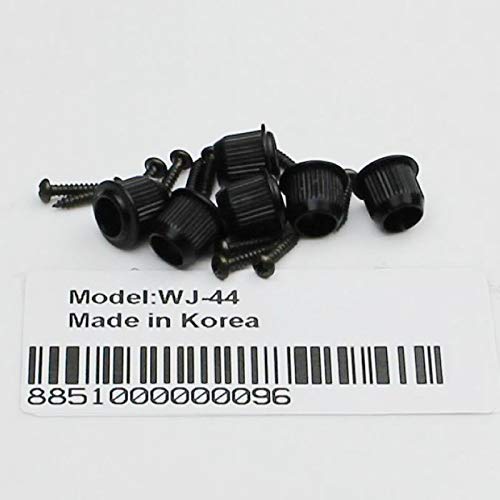 [AUSTRALIA] - Wilkinson Deluxe 3x3 Guitar Machine Heads WJ-44 – (3R + 3L) Vintage Tuning Key Pegs Tuners Replacement for Gibson Les Paul SG Epiphone Style Electric or Acoustic Guitars (Black) Black 