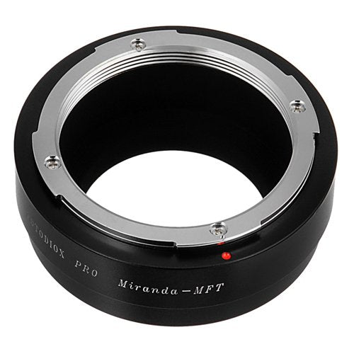 Fotodiox Pro Lens Mount Adapter, for Miranda Lens to Olympus Panasonic Micro Four Third (MFT) Mirrorless Cameras