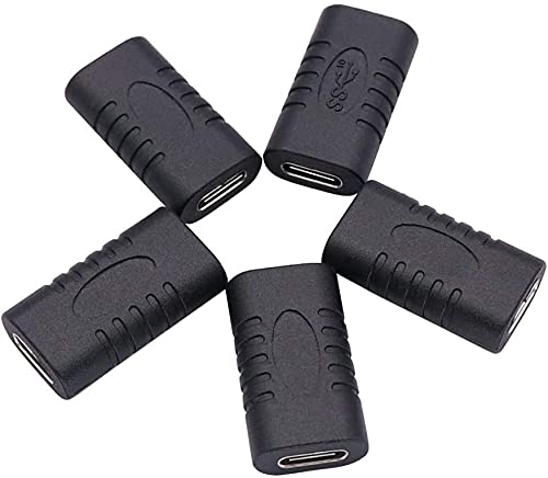QiCheng&LYS USB-C 3.1 Male to Male,USB-C 3.1 Female to Female,USB-C Male to Type A USB 2.0 Male Adapter for for Smartphones,Tablets and Other Type-C Devices Adapters 3PCS