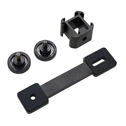 Walway Triple Cold Shoe Mount Extension Bar Bracket with 1/4 Adapter for Zhiyun Smooth 4 DJI Osmo Pocket Osmo Mobile 3 Feiyutech Vimble 2 3-Axis Gimbal Accessories