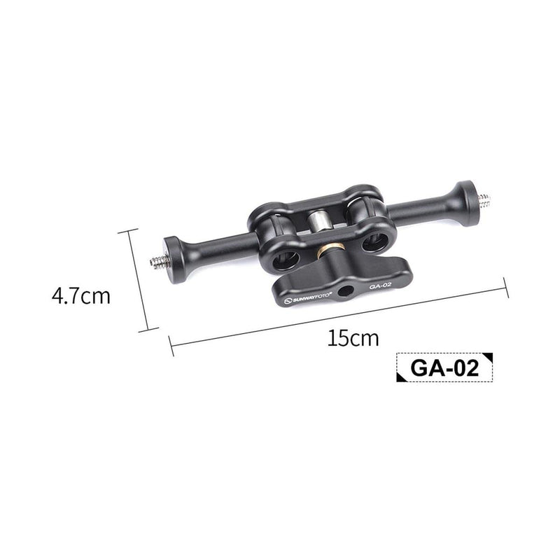 [AUSTRALIA] - SunwayFoto GA-02 Magic Arm, Supporting Mobile Phone Clamp, 8.8 lb Load Capacity 