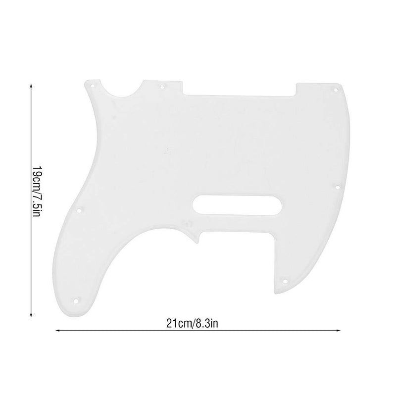 Dilwe Guitar Pickguard, Transparent Acrylic Pickguard with Screws Upgrade Part Compatible with Telecaster TL Style Electric Guitar