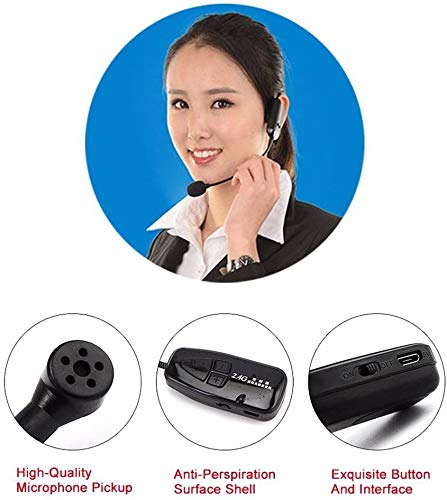 [AUSTRALIA] - Wireless Microphone Headset, XIAOKOA 2.4G Wireless Mic, 50m Stable Wireless Transmission, Headset and Handheld 2 in 1, for Voice Amplifier, Camera Recording, Speaker 
