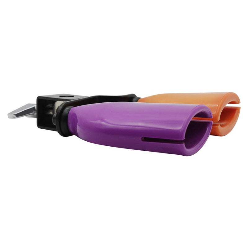 [AUSTRALIA] - Mowind Bicolor Cowbell for Drum Set High and Low Tones Double Mounted Bell Kit Percussion Instruments Medium Size 
