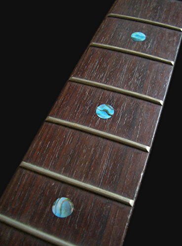 Inlay Sticker Fret Markers for Guitars & Bass - Custom Dots Set - Abalone Blue,F-085CD-BL-AZ