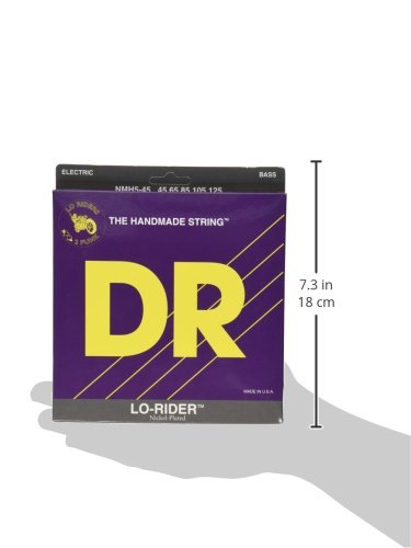 DR Strings Lo-Rider Nickel Plated Bass Medium 5 String