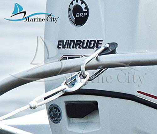 Marine City 316 Stainless-Steel Egg-Shaped Spring Snap Hook 3-1/2 Inches