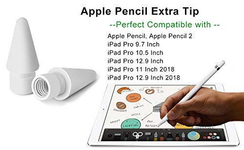 Iootmoy Replacement Tip for Apple Pencil (1st Gen & 2nd Gen) Nibs for iPad Pro Pencil 1 pack