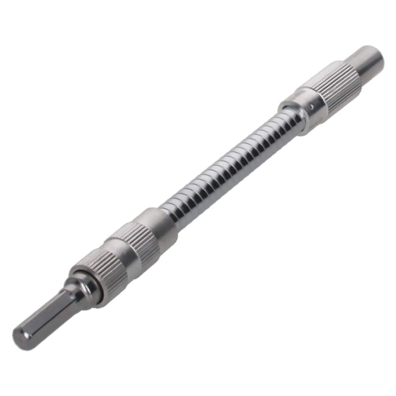 Utoolmart Flexible Shaft Extension Drill Bits, Magnetic Extention 1/4" Hex Shaft Screw Drill Connection Tip, 6.7-inch Flexible Drill Bit Extension, for Electric Screwdriver Power Impact Drill 170mm
