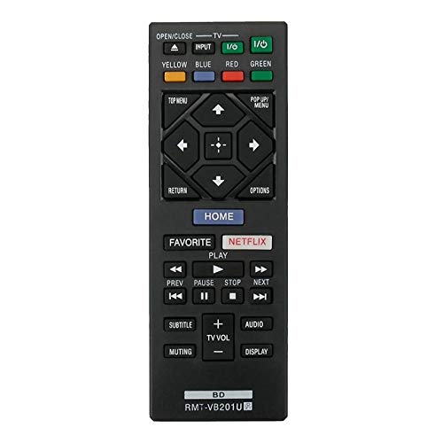 Replacement RMT-VB201U Remote for Sony Blu-ray DVD Player BDP-S1700CA BDP-S3700