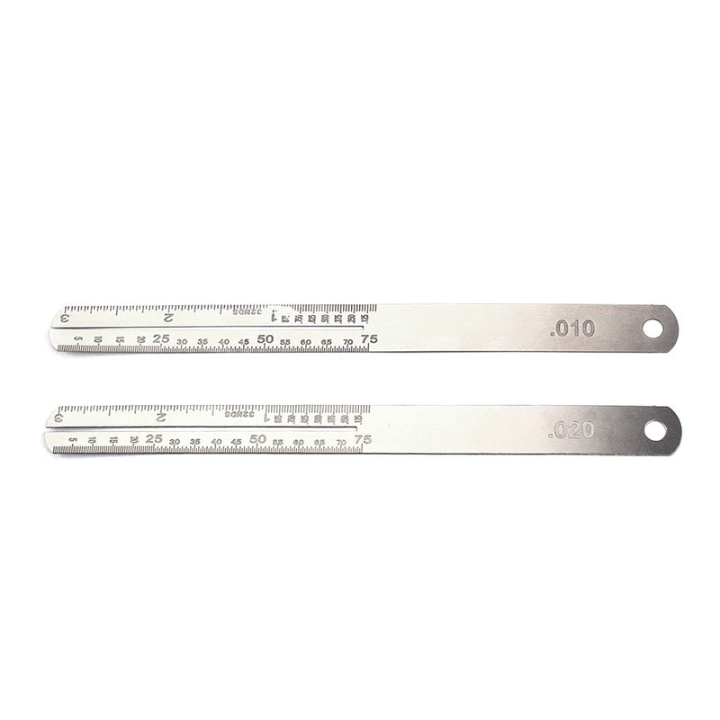 Alnicov Alnicov Guitar Fret Install Ruler,Fret Repair Tools for Guitar Bass Set of 2