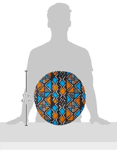 Djembe Head Cover - Assorted African Cloth Designs - 17" Extra-large