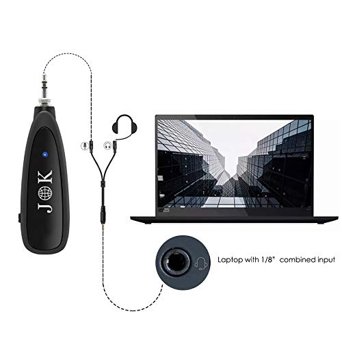 [AUSTRALIA] - JK MIC-J 044 Wireless Lavalier Microphone Compatible with iPhone/iPad/Android Phone/Laptop Computer/Camera/Voice Amplifier/Lapel Clip-on 2.4G Wireless Microphone 