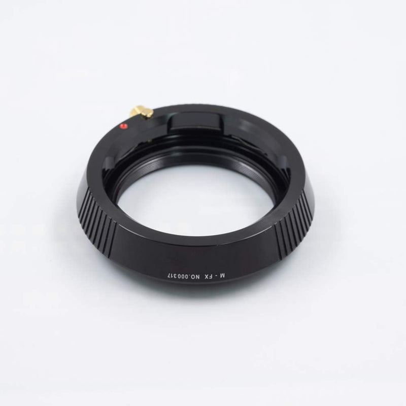 TTArtisan Leica M Lens to Z/R/L/E/GFX/X1D/FUJI Mount Camera Lens Adapter (M-FX Adapter, Black) M-FX Adapter