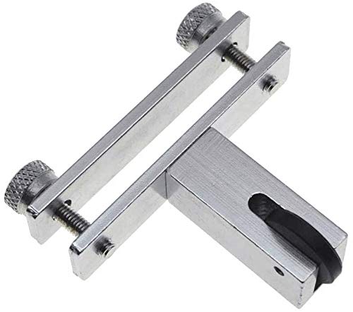 Liyafy Aluminum Alloy Violin Bridge Redressal Machine Bridge Hold Clamp Luthier Making Tool Silver