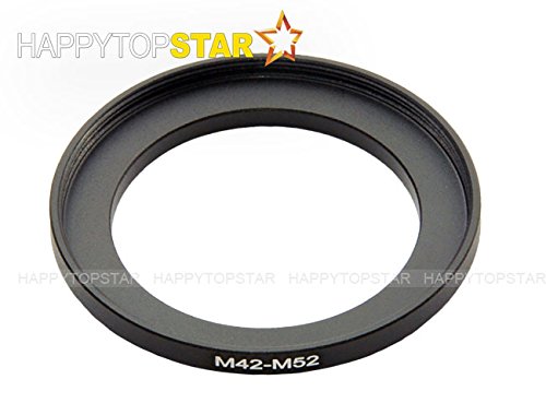 Metal M42 to M52 Male to Female 42mm to 52mm M42-M52 Step-Up Coupling Ring Adapter for Lens Filter
