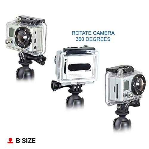 [AUSTRALIA] - RAM Mounts RAP-B-202U-GOP1 Action Camera Universal Ball Adapter with B Size 1" Ball 