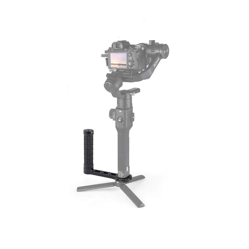 CAMVATE Side Handgrip (Rubber-Covered) L Type for DJI Ronin-S/SC & Zhiyun Crane 2 / V2 Stabilizer Gimbals