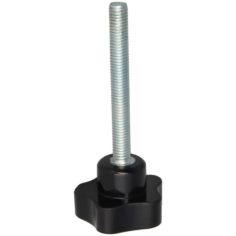 Othmro 2Pcs Black 8mm(M8) x 40mm Thread Replacement Star Hand Knob Tightening Screws