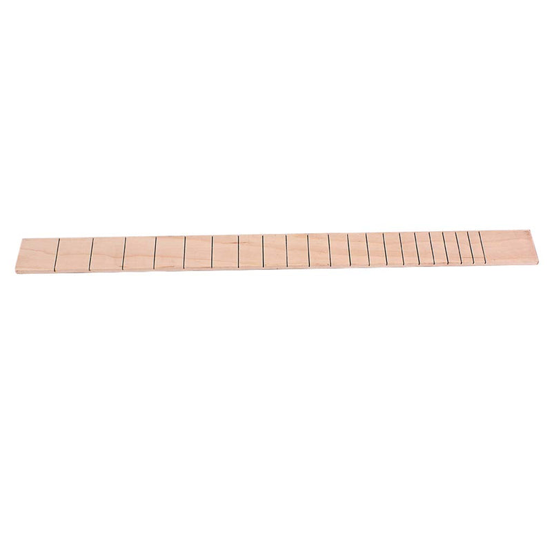 Alnicov Fretboard With 21 Frets Maple Fingerboard For Three String Cigar Box Guitar Replacement