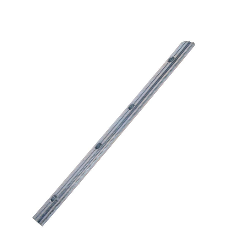 MroMax 30 Series Linear Connector 7.09" x 0.63" x 0.24" (L x W x T) Carbon Steel Galvanized Silver Straight Piece Connection Part 4PCS