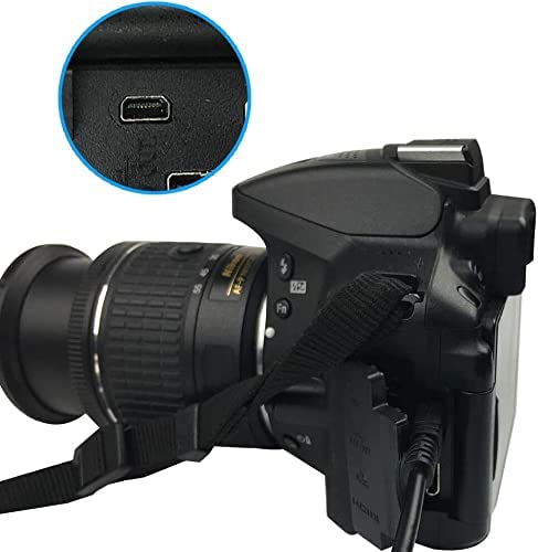 Replacement Camera Transfer Data Sync Charging Cable Cord Compatible with Sony Cybershot Cyber-Shot DSCH200, DSCH300,DSCW370,DSCW800,DSCW830,DSC-H200,DSC-H300,DSC-W370,DSC-W800,DSC-W830 Digital Camera