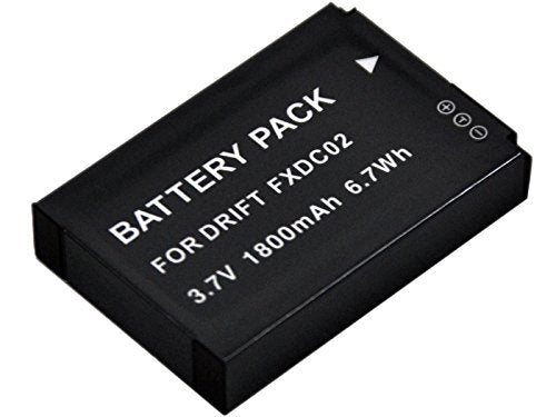 2X Battery for Drift 72-011-00 FXDC02 CFXDC02 HD Ghost Ghost-S HD720