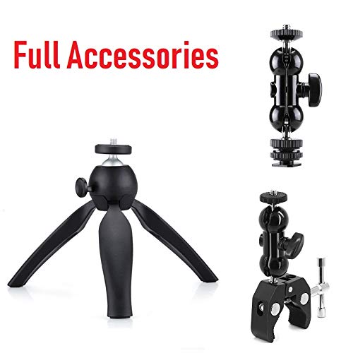[AUSTRALIA] - 3-in-1 Zoom Recorder Tripod,Clamp Mount Stand Accessory Kit for Zoom Recorder H6 H5 H4n H2n H1n,Tascam Recorder DR-40 DR-05 DR-22WL DR-44WL DR-100MKIII - Acetaken 
